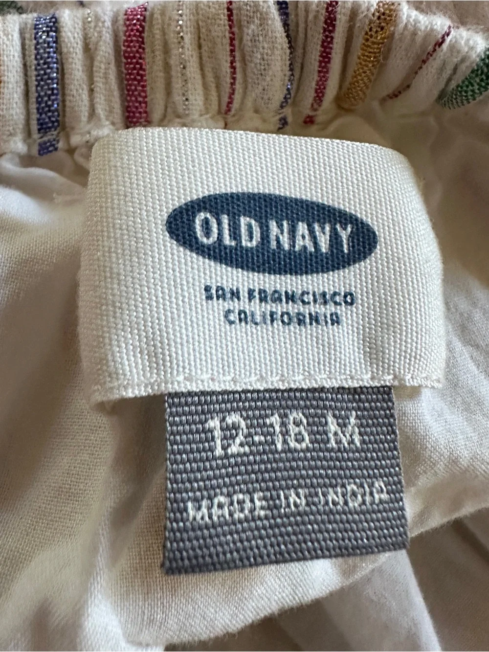 Old navy rainbow blouse vguc 12/18